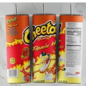 Cheetos Flaming Hot 20oz Straight Tumbler with a Straw included